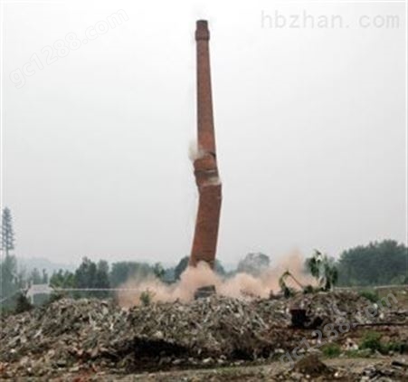 青州烟囱拆除公司-专业拆除烟囱施工