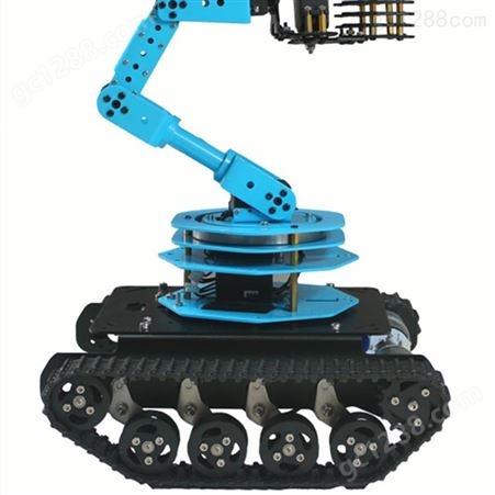 工业机器人履带式窥视镜三维模型SW设计3D图纸焊接机械手臂等