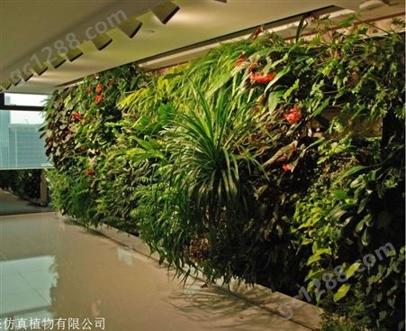 金森造景-仿真植物墙绿植厂家 垂直绿化装饰 绿植墙 背景花墙