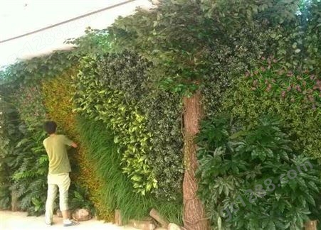 厂家精品花草绿植墙 仿真植物墙价 免费上门考察现场 到场安装