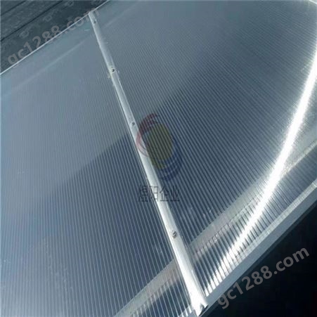 煜阳12mm四层透明阳光板、采光天窗pc阳光板