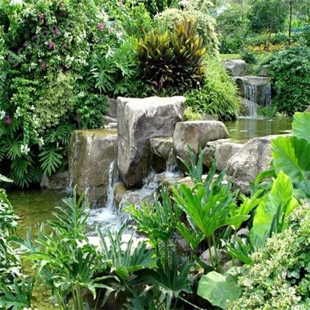 大型假山石 天合野山石 桐庐石 中式庭院驳岸石免费设计