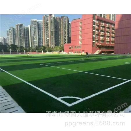 50MM填充型运动场人造草坪 足球场人工草皮  双色足球草坪