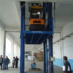 厂房升降货梯导轨式升降平台固定式货运升降机