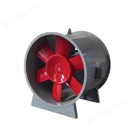 亚太直供HTF耐高温消防排烟风机 加工定制低噪管道轴流风机