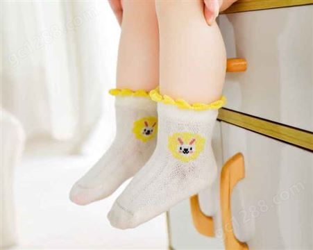 HTC海堂春夏天儿童网孔袜男童女童1-8岁中小童袜子厂批发独立包装