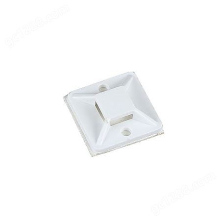 批发吸盘式白色强力自粘塑料扎带固定定位片线卡