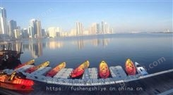 超长浮动平台 塑料式浮动码头 浮筒平台华南区浮筒工厂