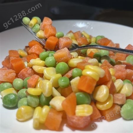 速冻蔬菜 青豆玉米粒胡萝卜混合菜 什锦饭炒饭配料 常年供货