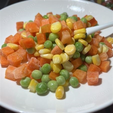 速冻蔬菜 青豆玉米粒胡萝卜混合菜 什锦饭炒饭配料 常年供货