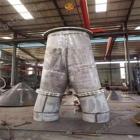 百纳管道异形定制碳钢大直径裤衩三通 按需定制