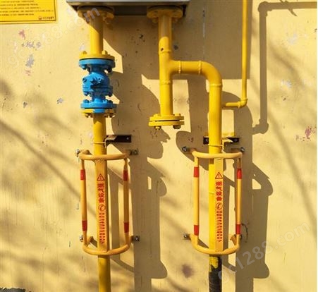 燃气管道调压箱天然气护栏喷塑镀锌钢管消防栓石油煤气保护架