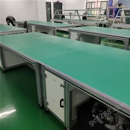 防静电带柜移动式工作台 电子厂铝型材工作桌YH-CRLD-04