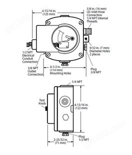 MURPHY 摩菲 压缩机洗涤器 液位开关 液位计 LR857