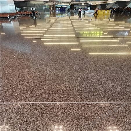 机场航站楼专业地坪施工   无机磨石 混凝土密封固化剂
