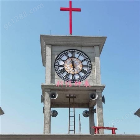 楼顶大钟安装 整点报时塔钟大钟 科信钟表规模企业5年长终身维修
