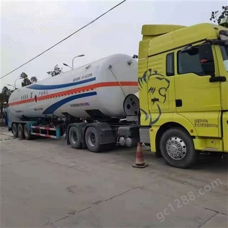 收购lng液化天然气运输车 液罐撬运车 整车结构合理