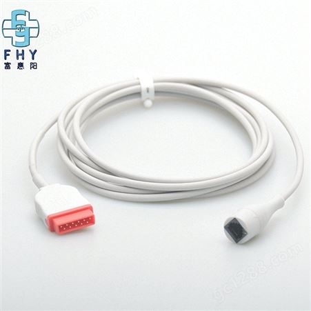 富惠阳OEM有创压电缆适用GE11P转雅培压力传感器电缆