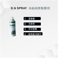 上海南邦润滑速干耐高温脱模剂BN SPRAY 玻璃塑料金属制品离型剂