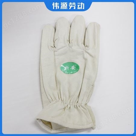 矿用点胶帆布手套 具有良好的防静电伤效果 认准伟源防护