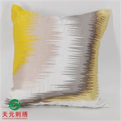 金线刺绣抱枕客户沙发太空银片靠垫套轻奢样板房软包床上靠枕腰枕
