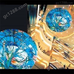 上海化妆品 柜台玻璃 屏风玻璃 装饰艺术