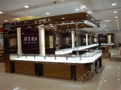青岛市北区珠宝翡翠展示柜定制价格 金佰意 优质服务